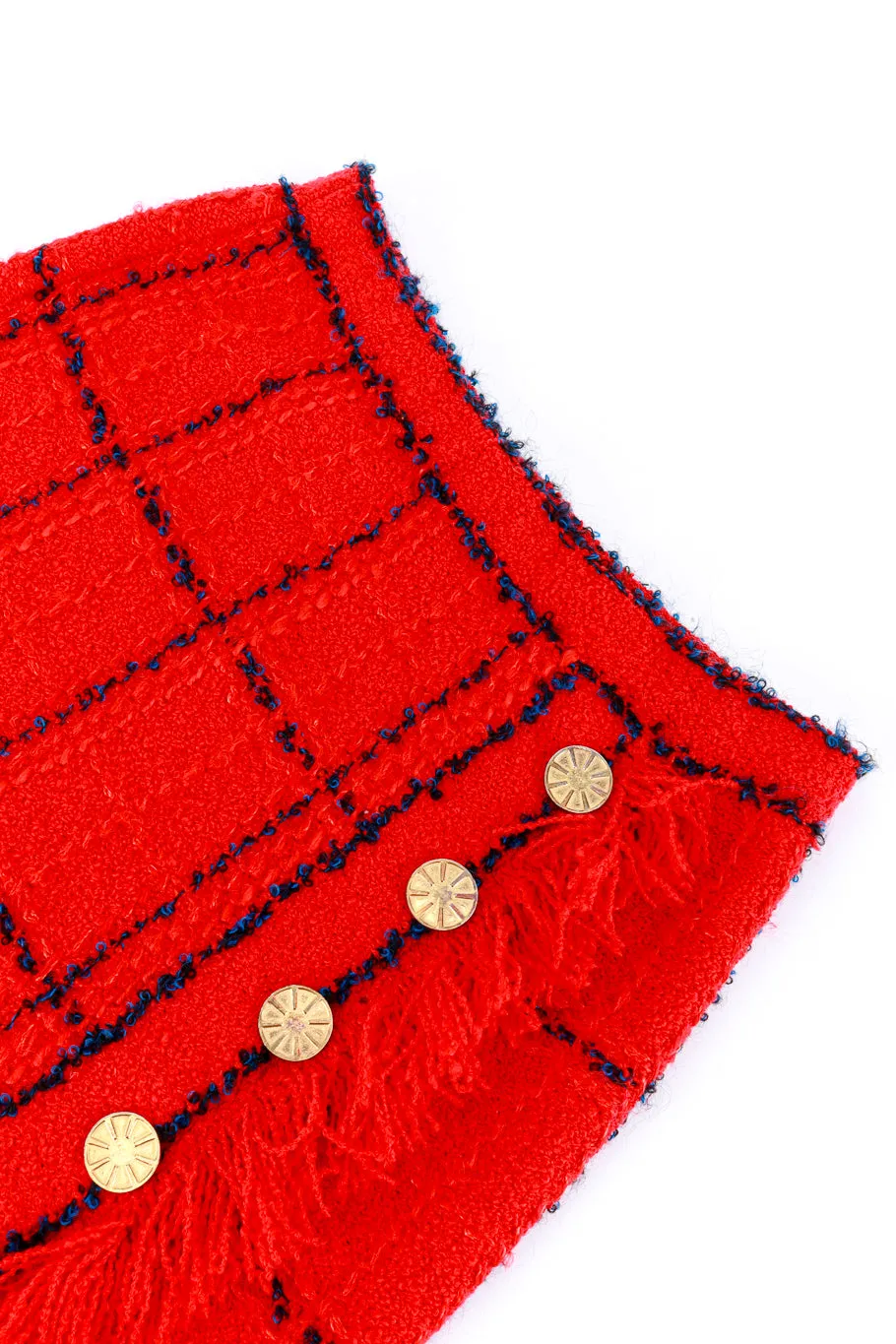 Bouclé Fringed Jacket & Skirt Suit