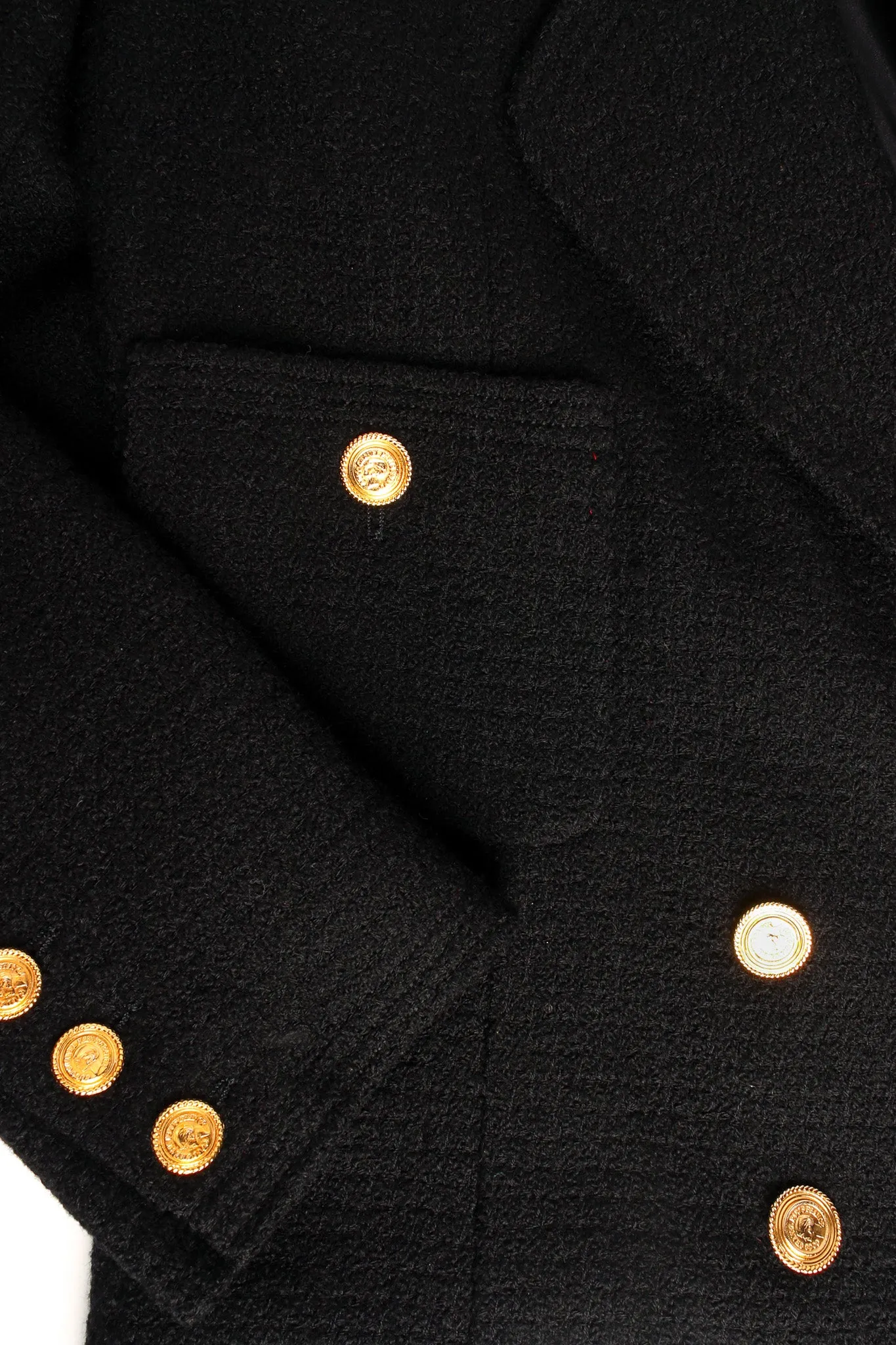 Boucle Wool Jacket & Skirt Set