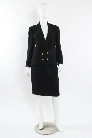 Boucle Wool Jacket & Skirt Set