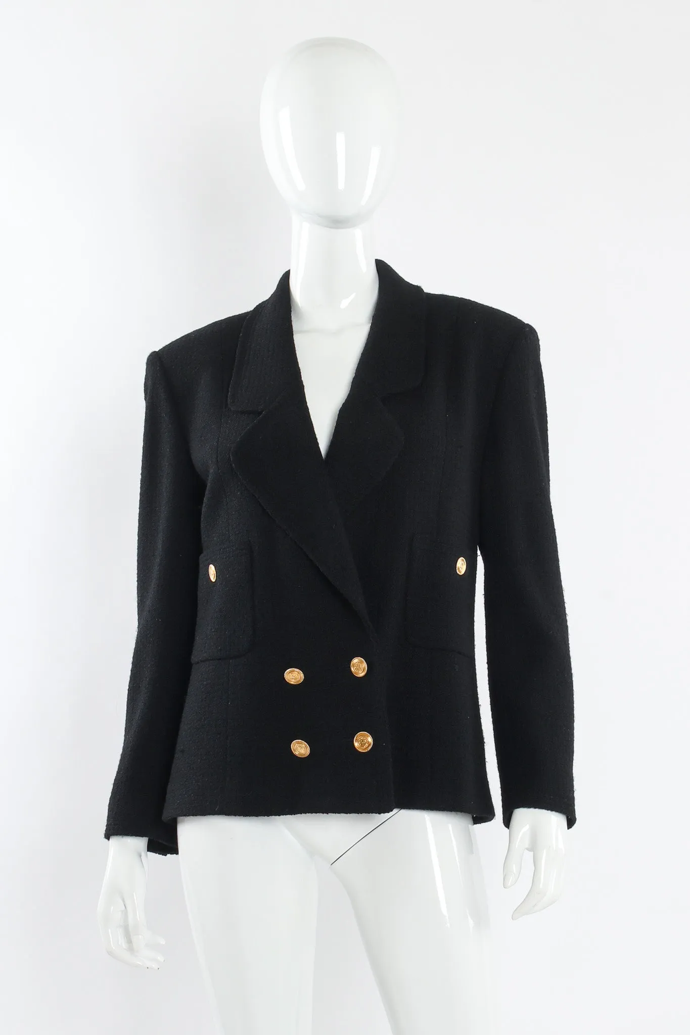 Boucle Wool Jacket & Skirt Set