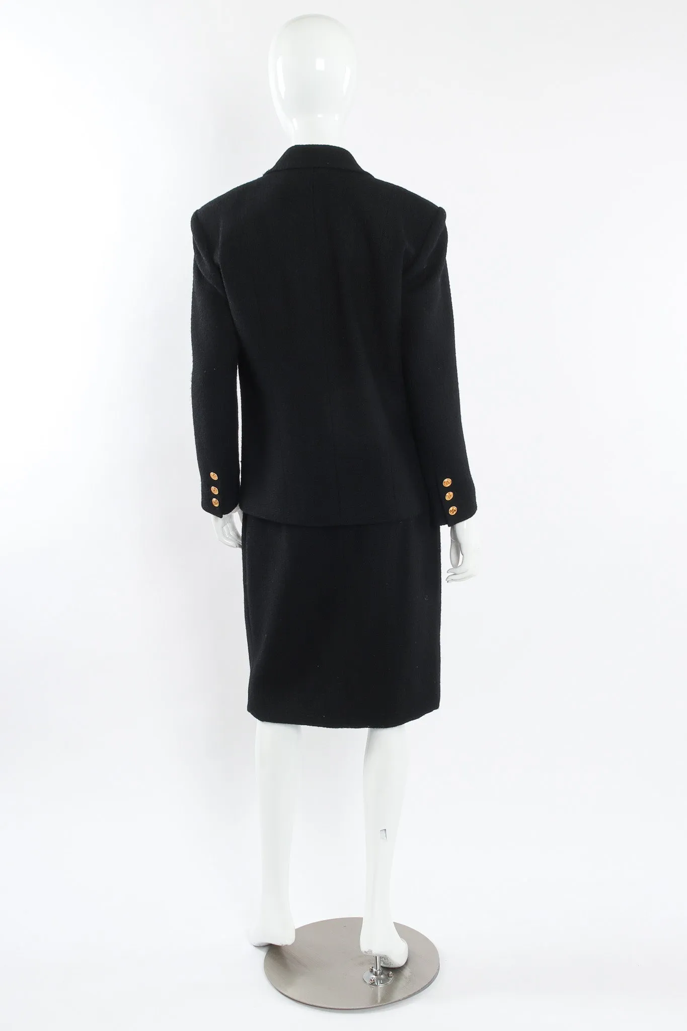 Boucle Wool Jacket & Skirt Set