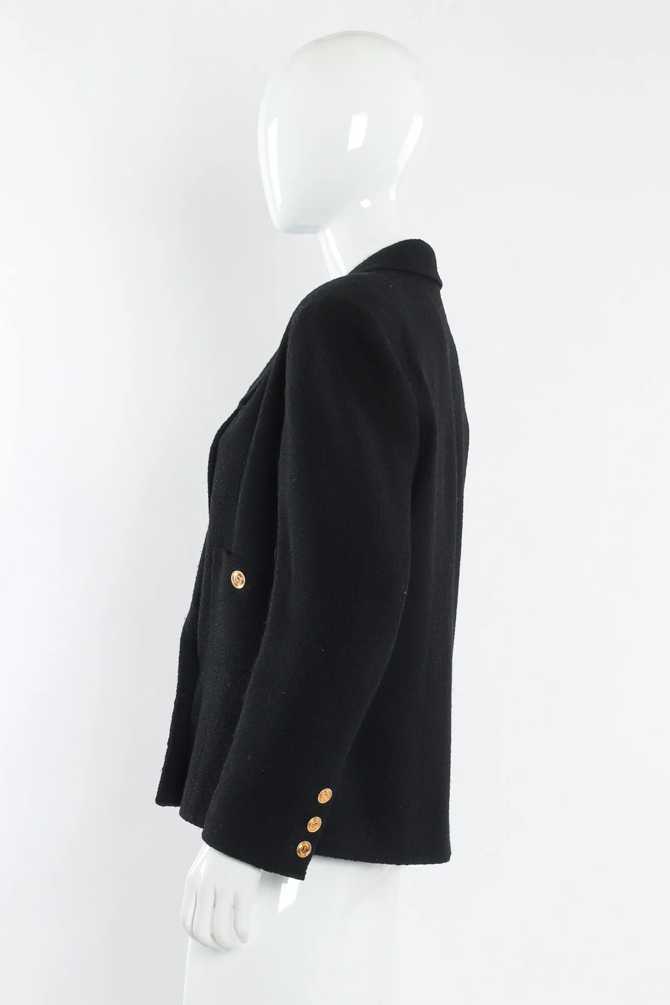 Boucle Wool Jacket & Skirt Set