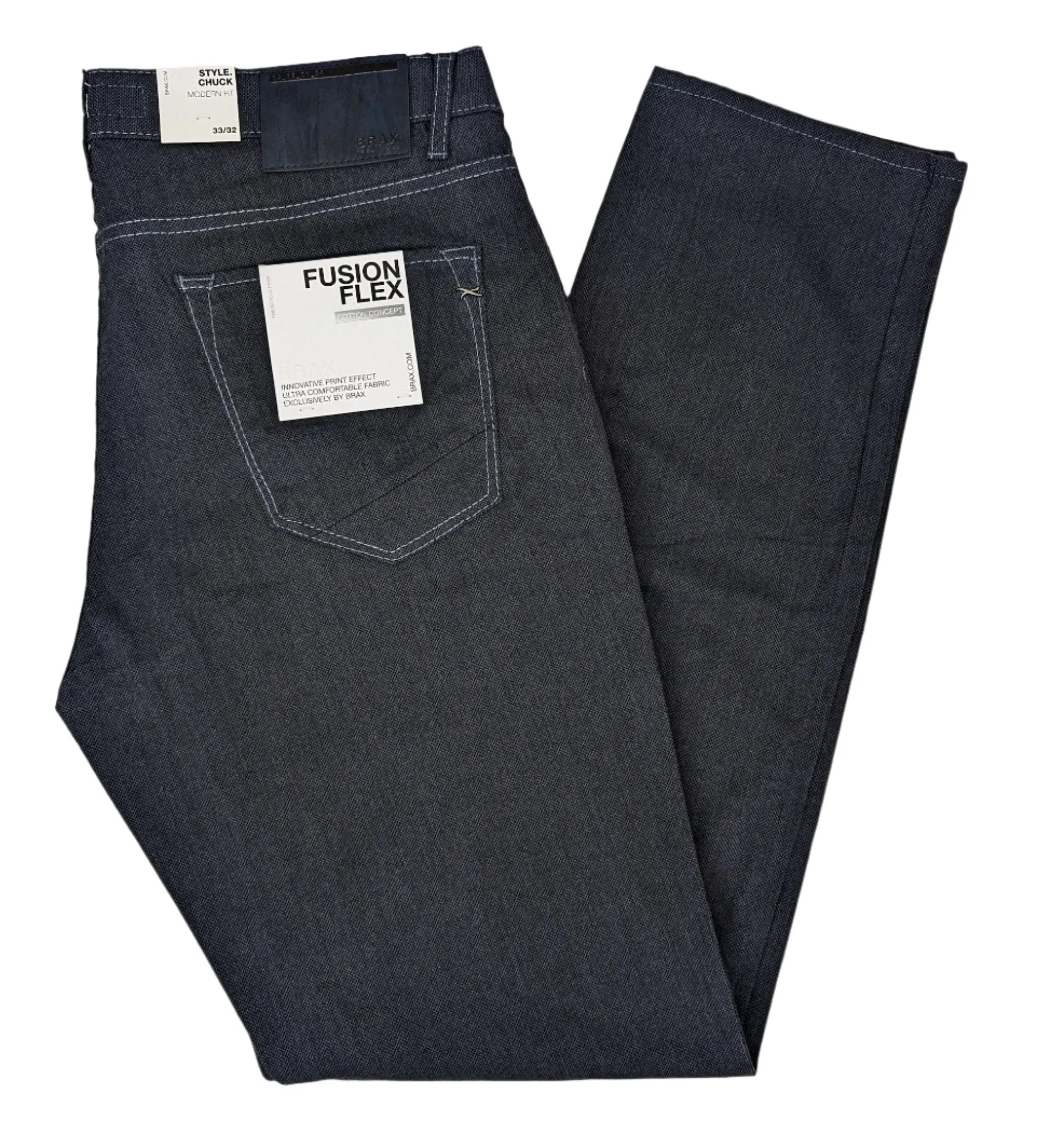BRAX Chuck Modern Fit Fusion Flex Brushed Cotton Pants