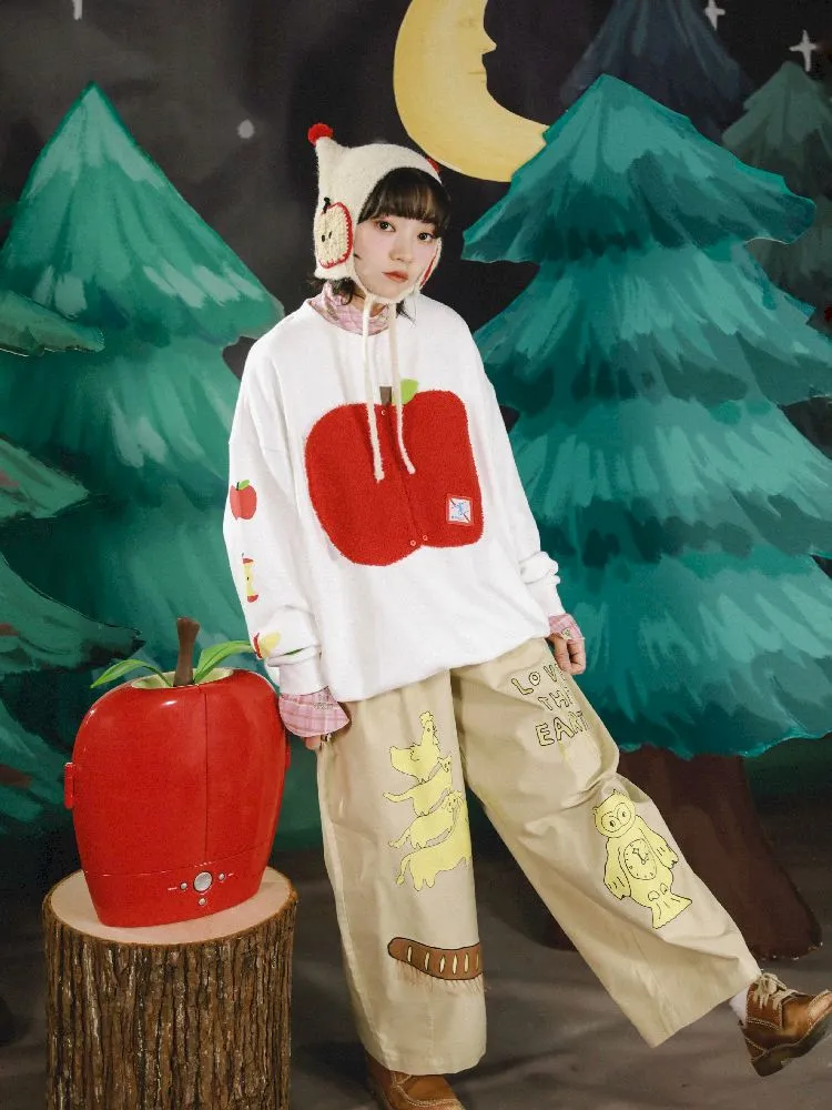 Bremen Illustration Wide Leg Pants