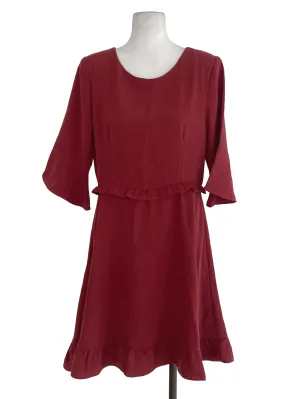 Brick A-Line Dress