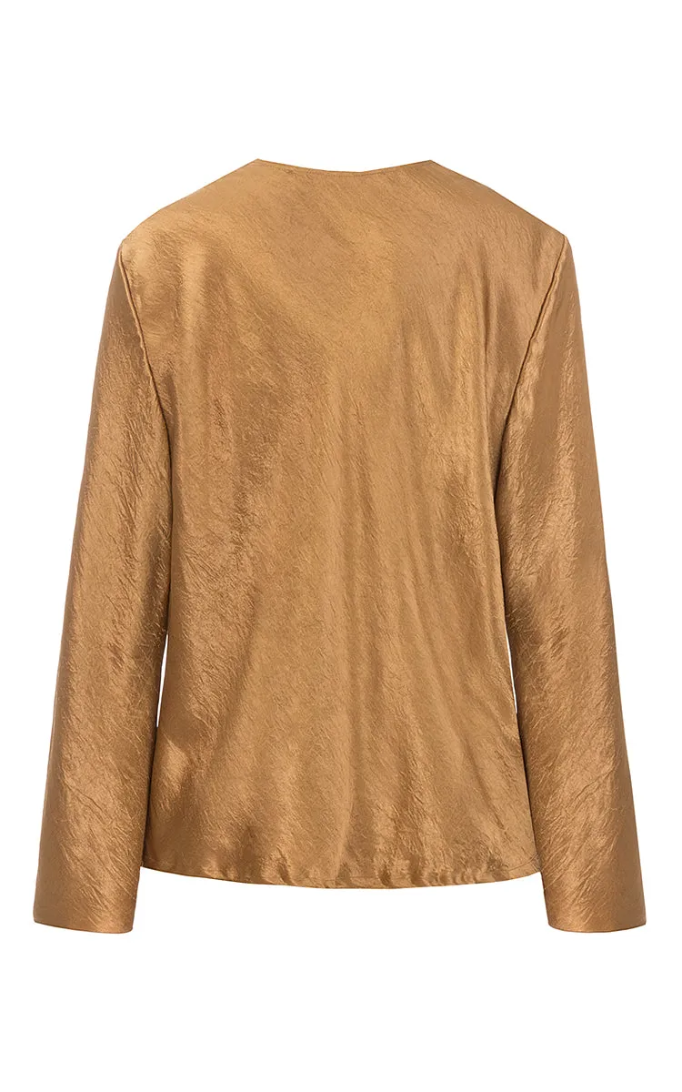Brown blouse