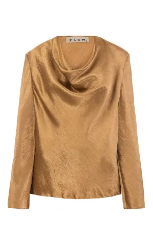 Brown blouse