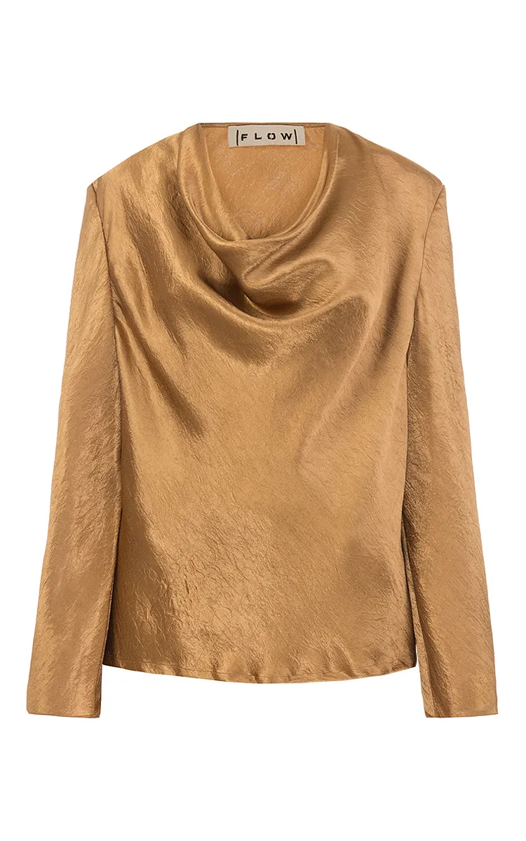 Brown blouse