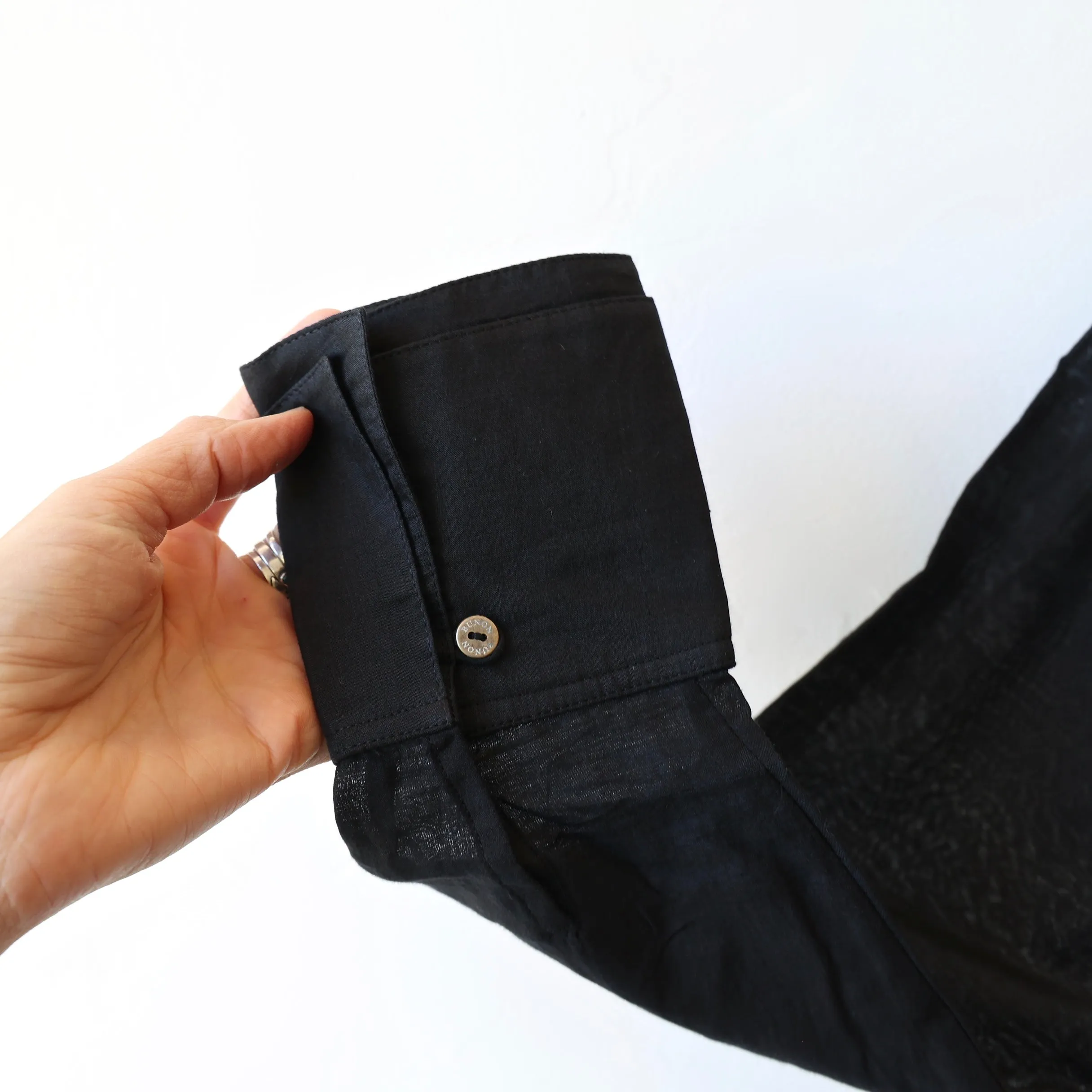 Bunon Tie Blouse - Black