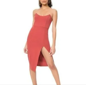 By The Way Strapless Midi Dress