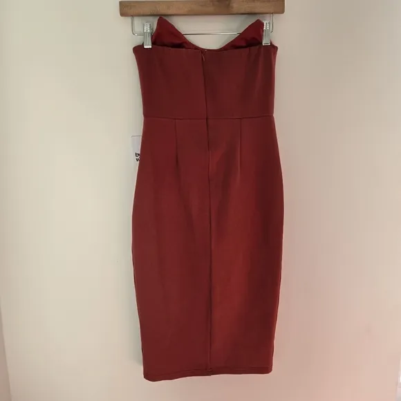 By The Way Strapless Midi Dress