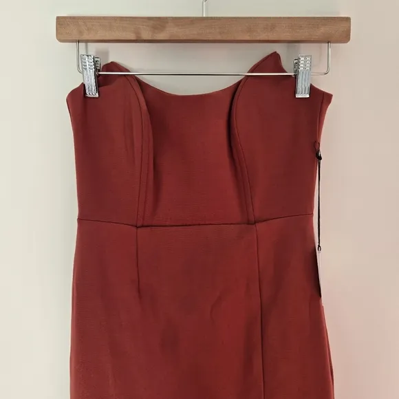 By The Way Strapless Midi Dress