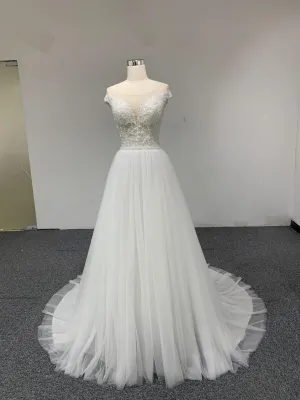 BYG simply A line bridal dress tulle