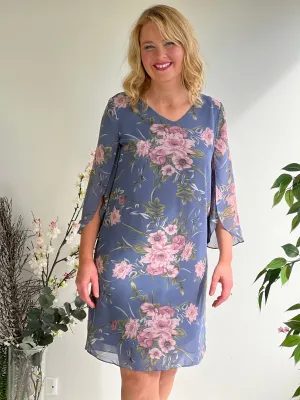 Cecilia Dusty Blue Event Dress