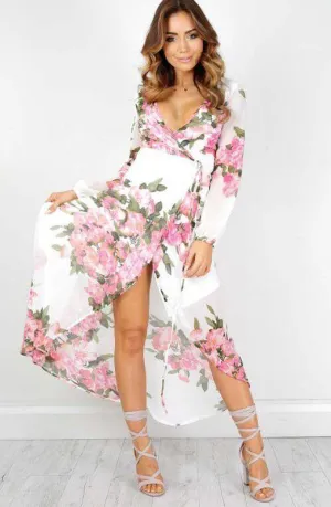 Celino Women Summer Vintage Boho Long Maxi Party Beach Dress Floral Sundress New