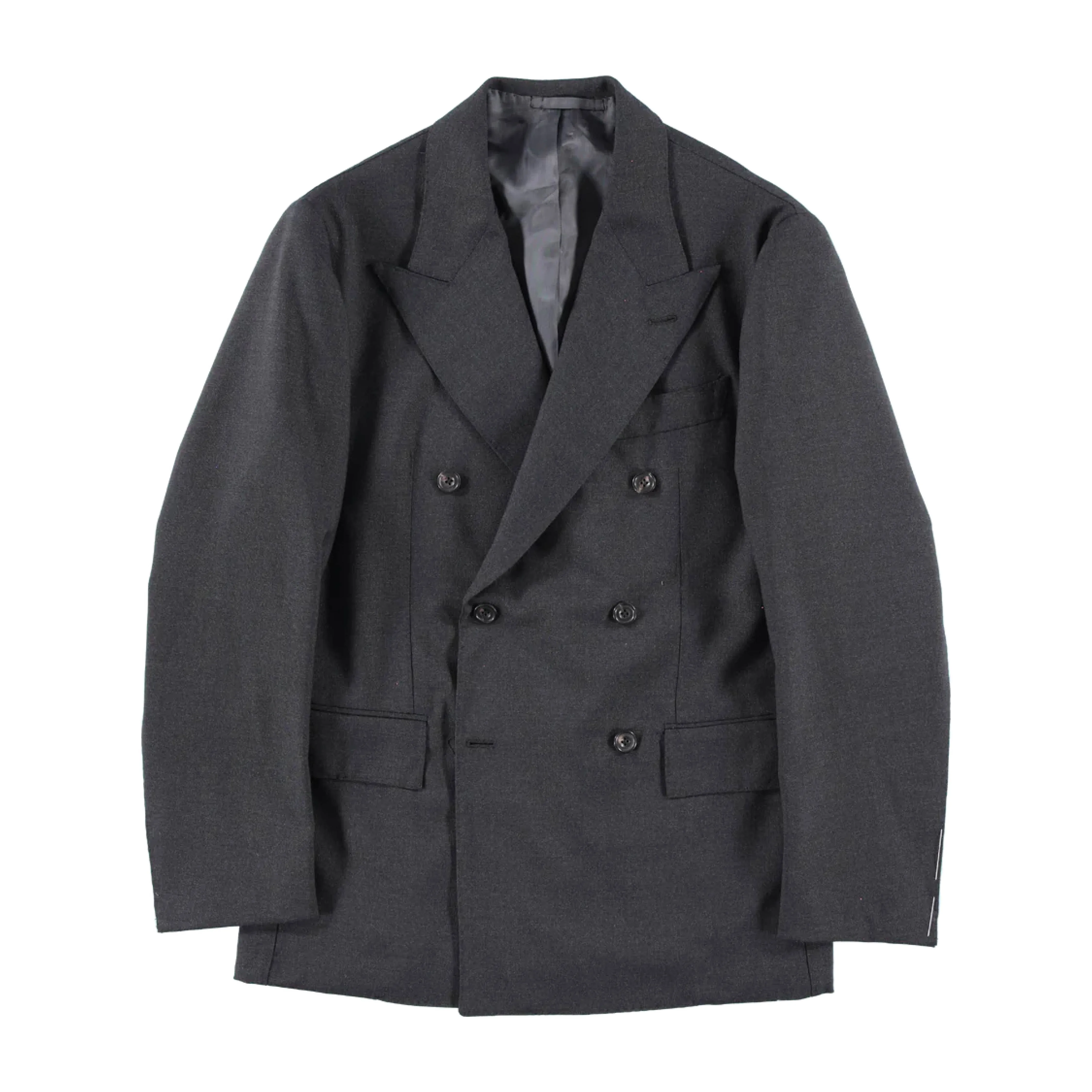 Charcoal Fresco Double Breasted Waverly Suit
