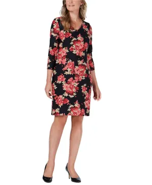 Charter Club Women's Floral-Print Shift Dress