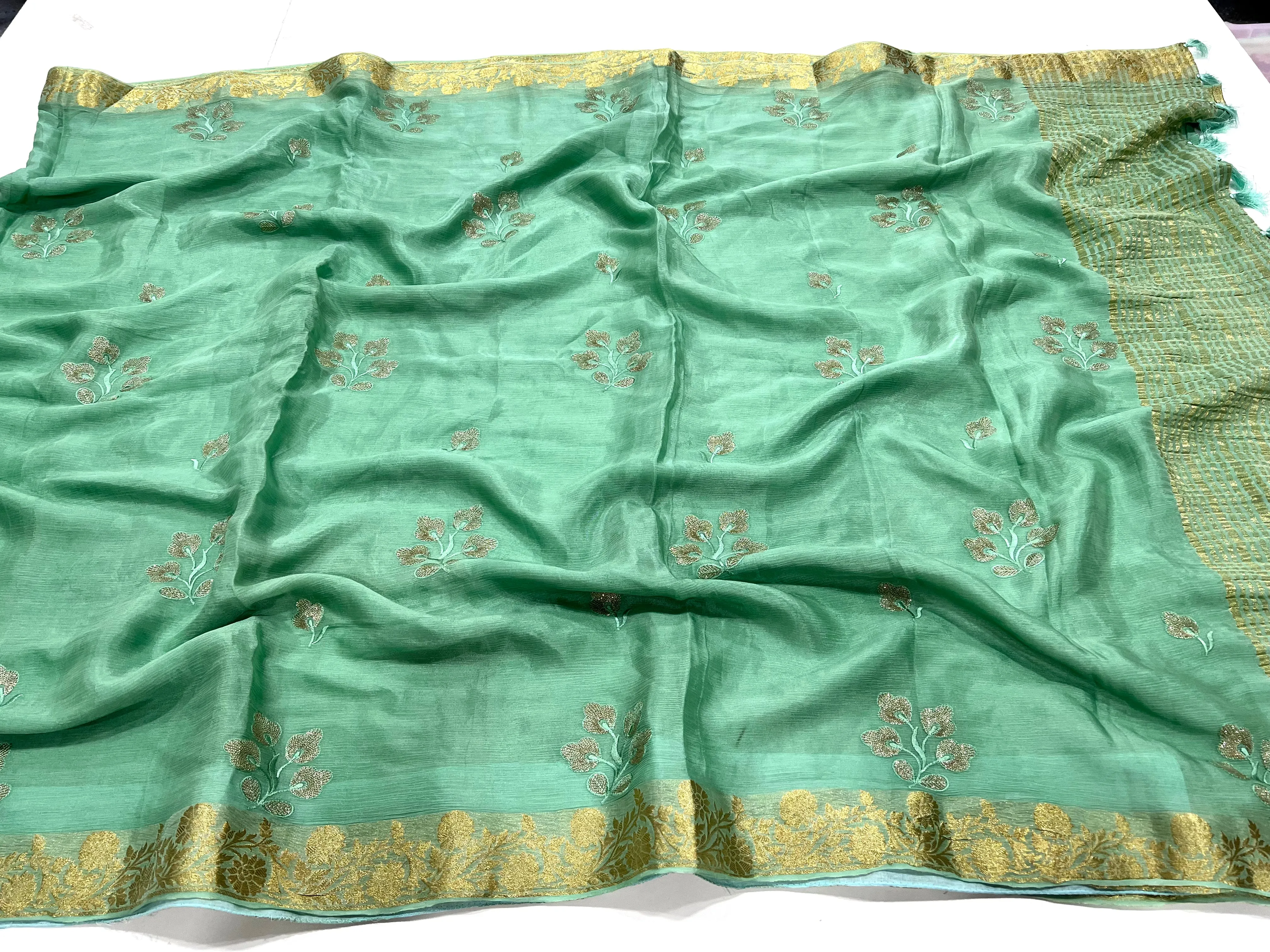 Chiffon Banaras Saree