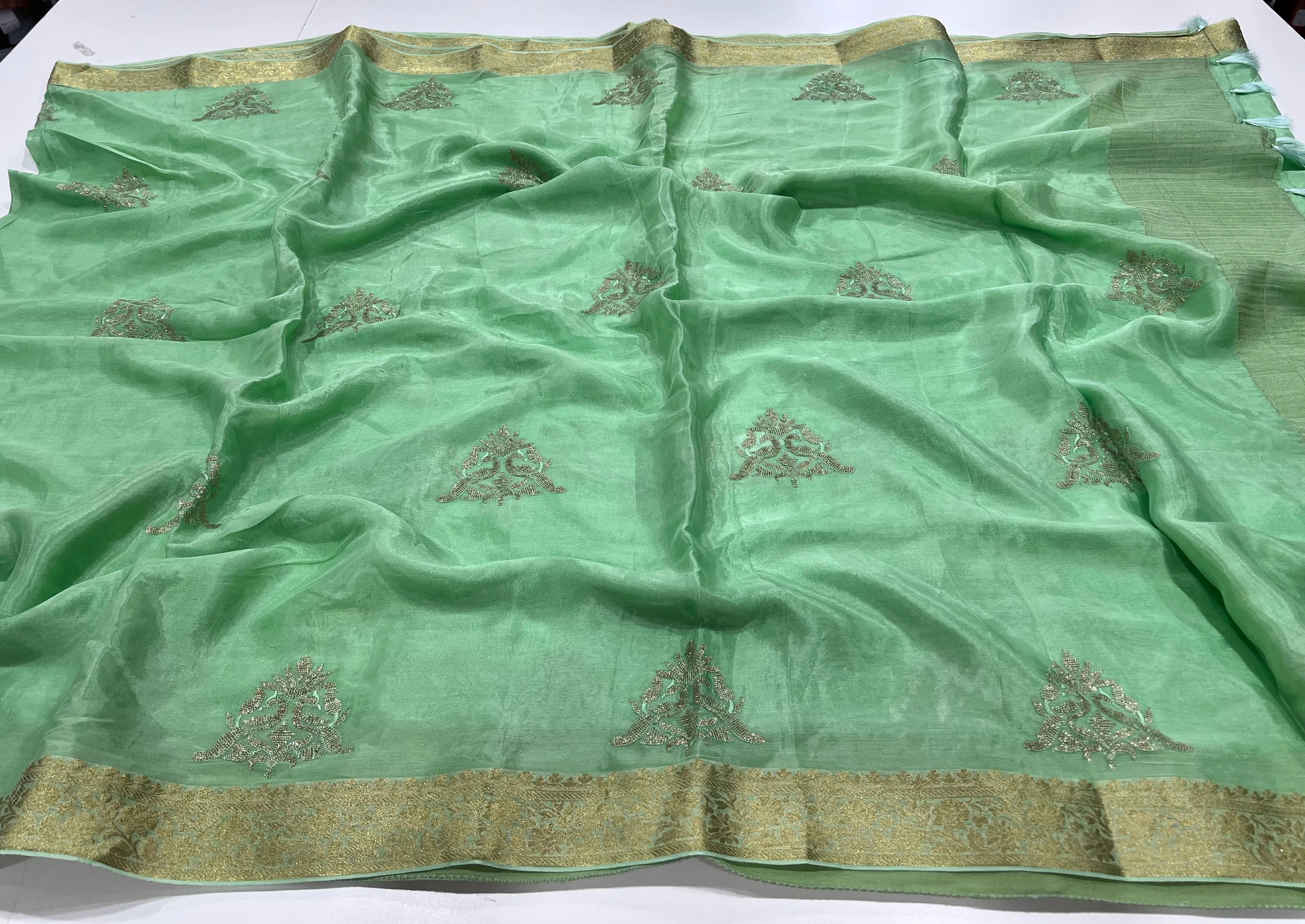 Chiffon Banaras Saree