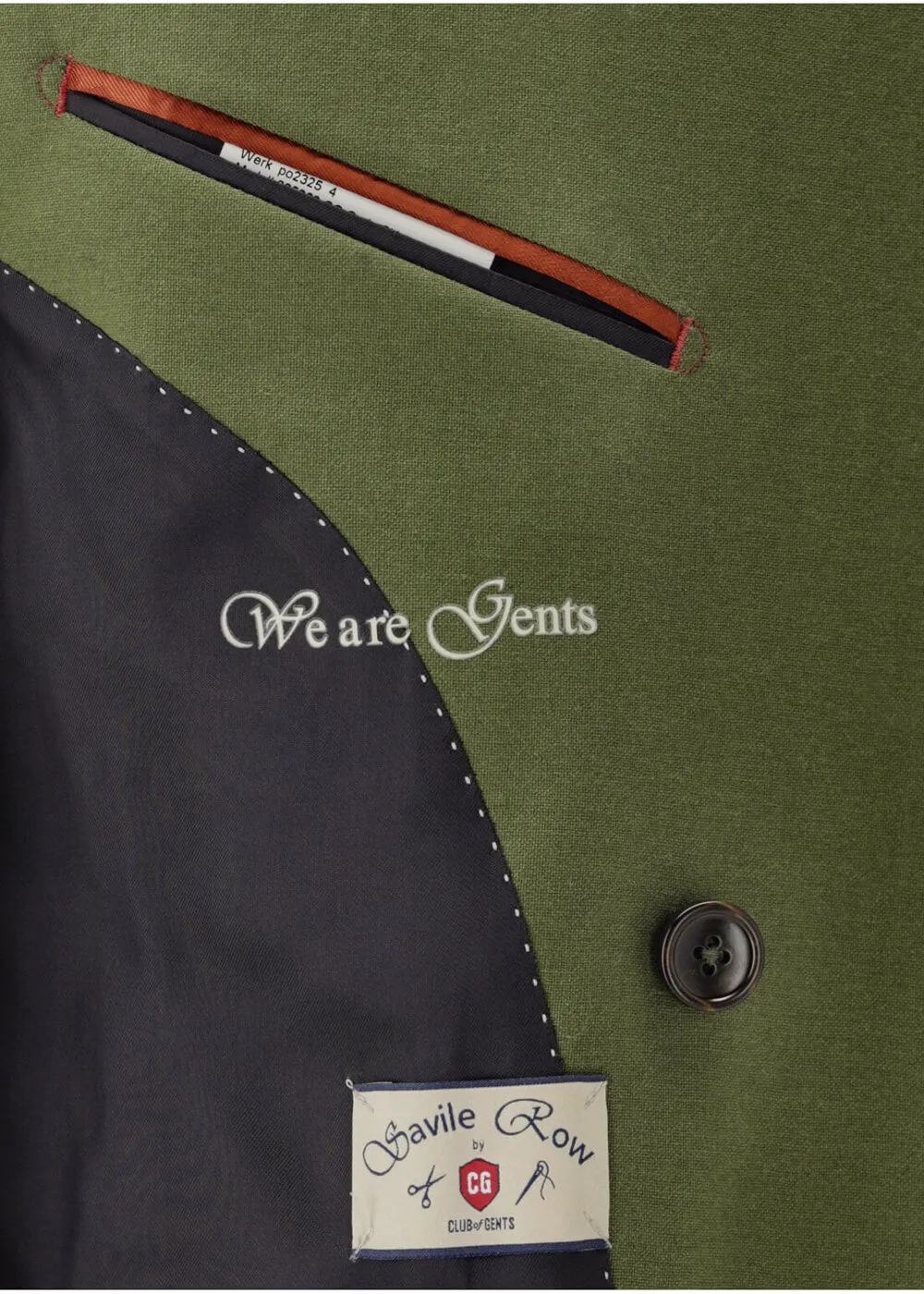 Club Of Gents Savile Row Carlo Jacket Green
