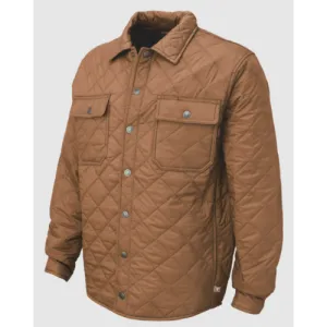 CLWS141-Brown Womens Freezer Jacket w/ Primaloft