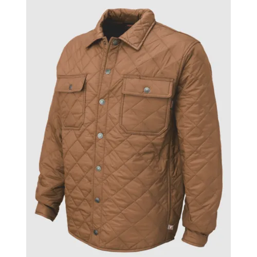 CLWS141-Brown Womens Freezer Jacket w/ Primaloft