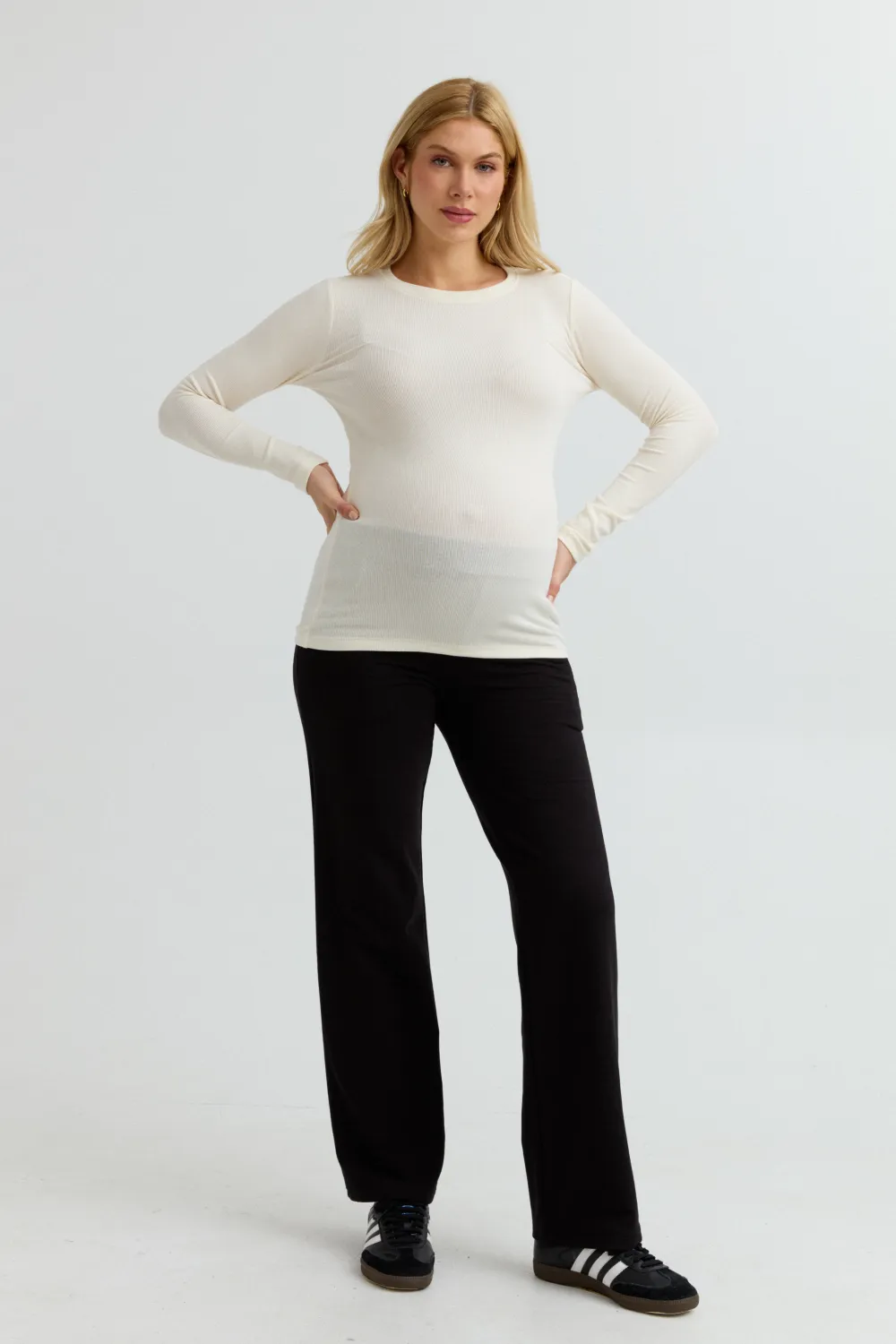 Cozy Fleece Wide-Leg Pant