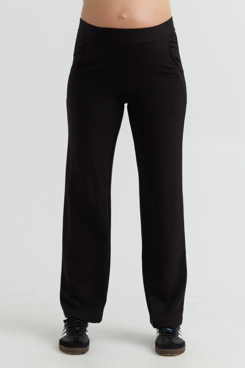 Cozy Fleece Wide-Leg Pant
