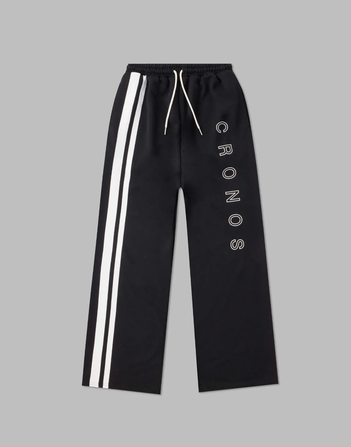 CRONOS WOMEN JERSEY WIDE PANTS【BLACK】