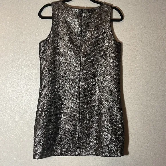 CUPCAKES &amp; CASHMERE MOLLIE Metallic Shift Dress S