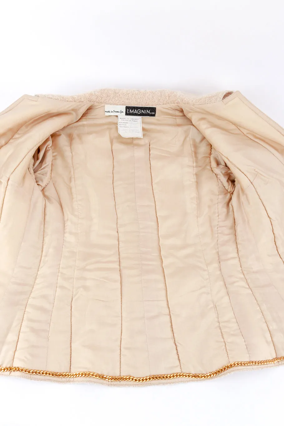 Curly Wool Skirt Suit