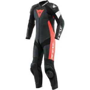 Dainese Men's Tosa One Piece Red Leather Suit