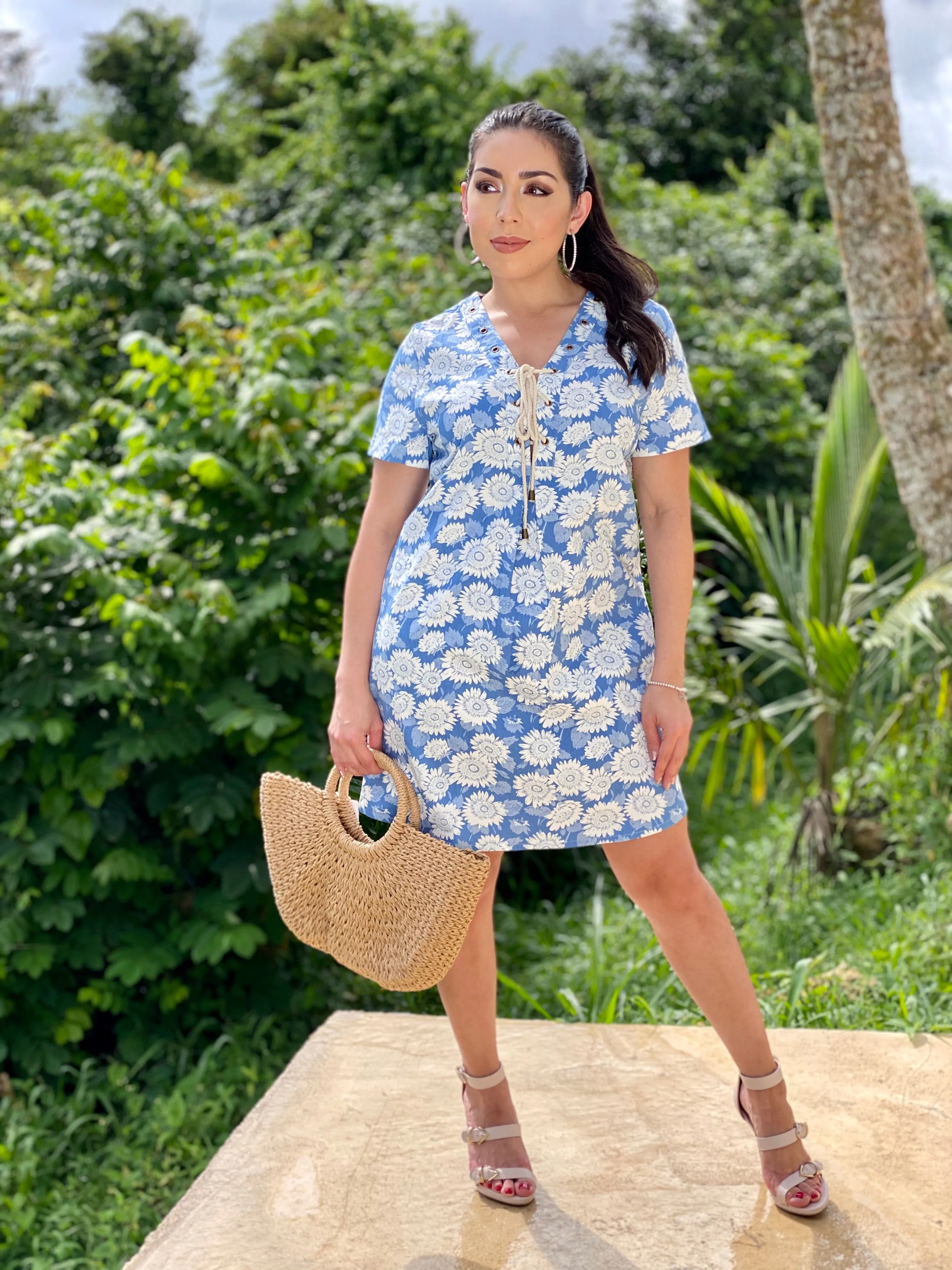 Daisy Print Dress