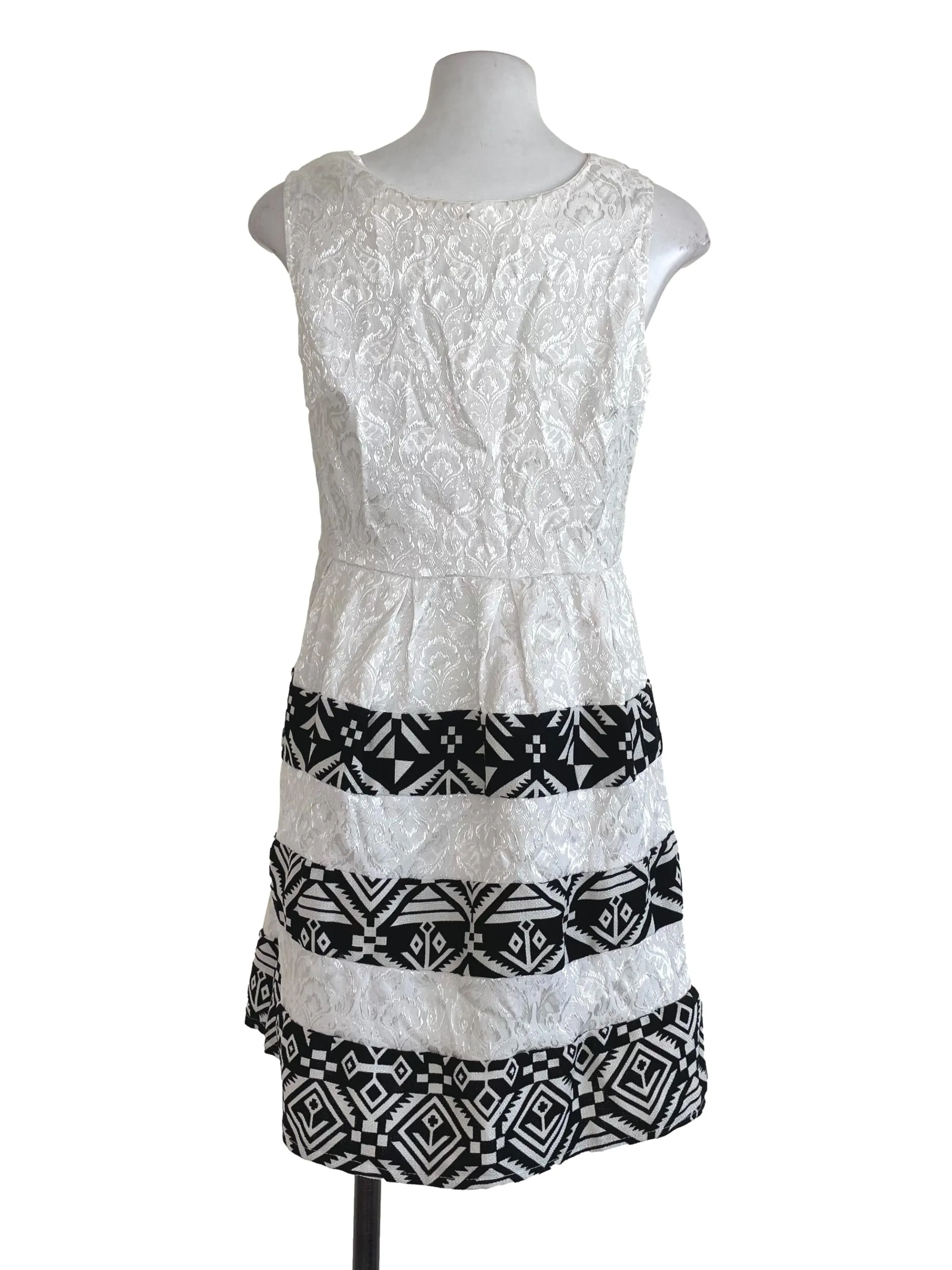 Daisy White A-Line Dress