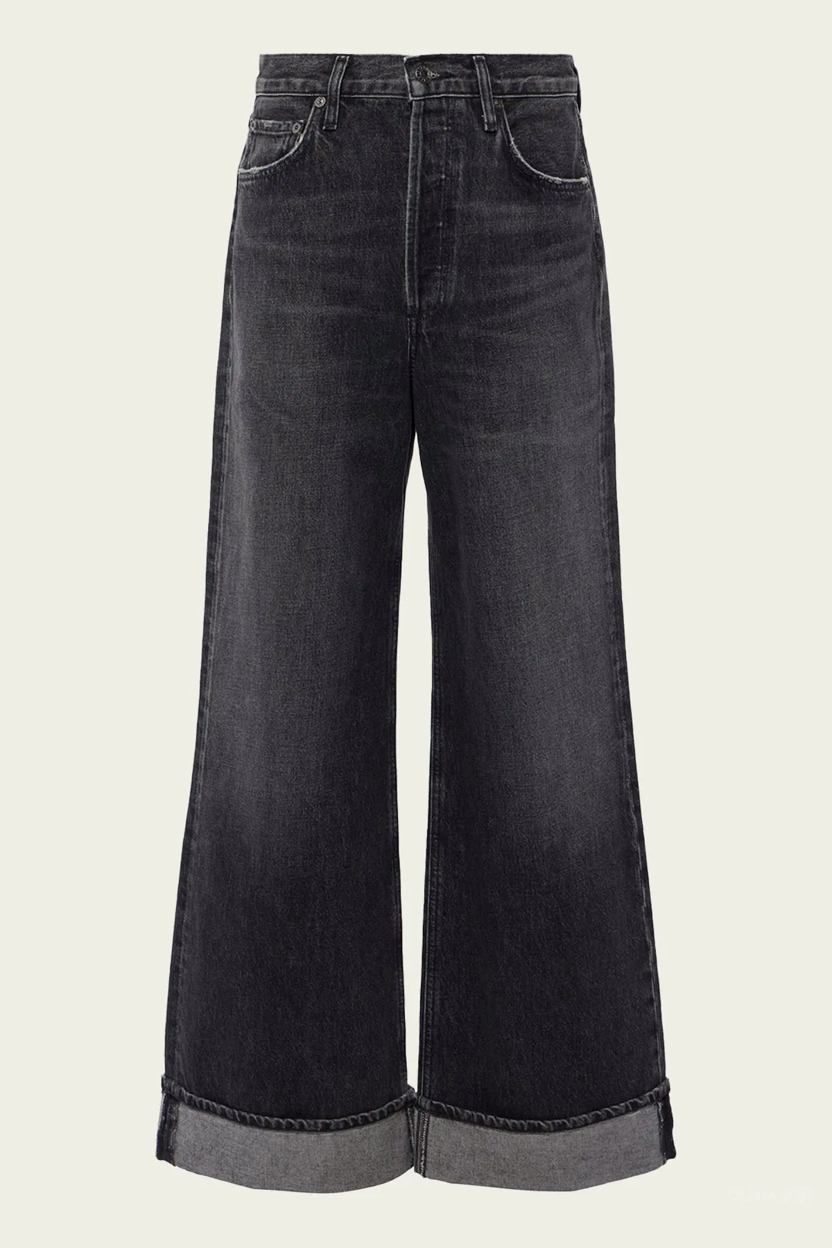 Dame High-Rise Wide Leg Jean in Ditch