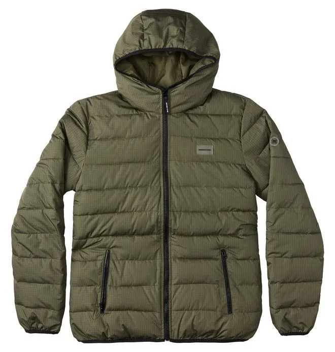DC Mens Turner Puffer Hooded Insulator Jacket