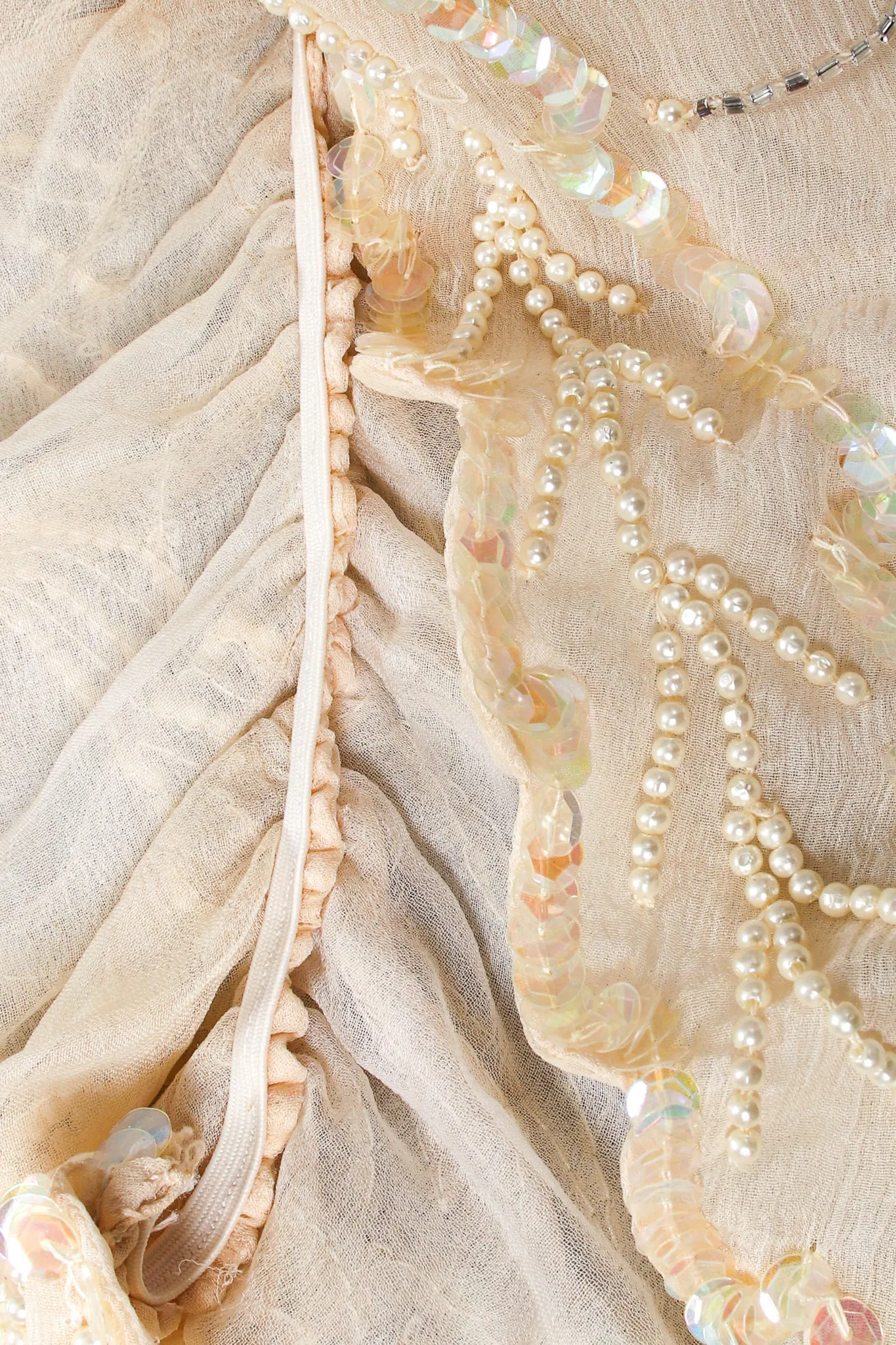 Deco Beaded Shift Slip Dress