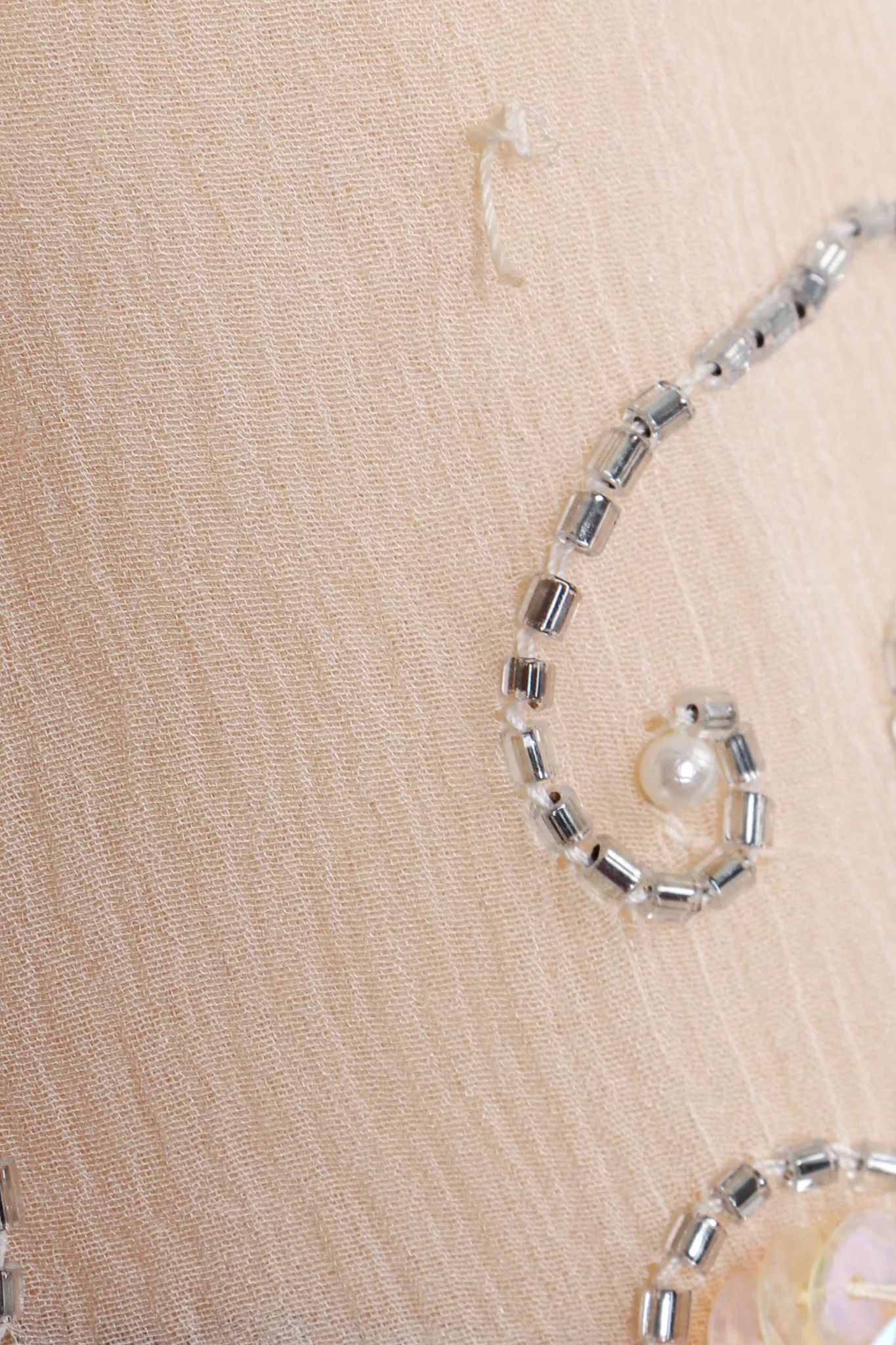 Deco Beaded Shift Slip Dress