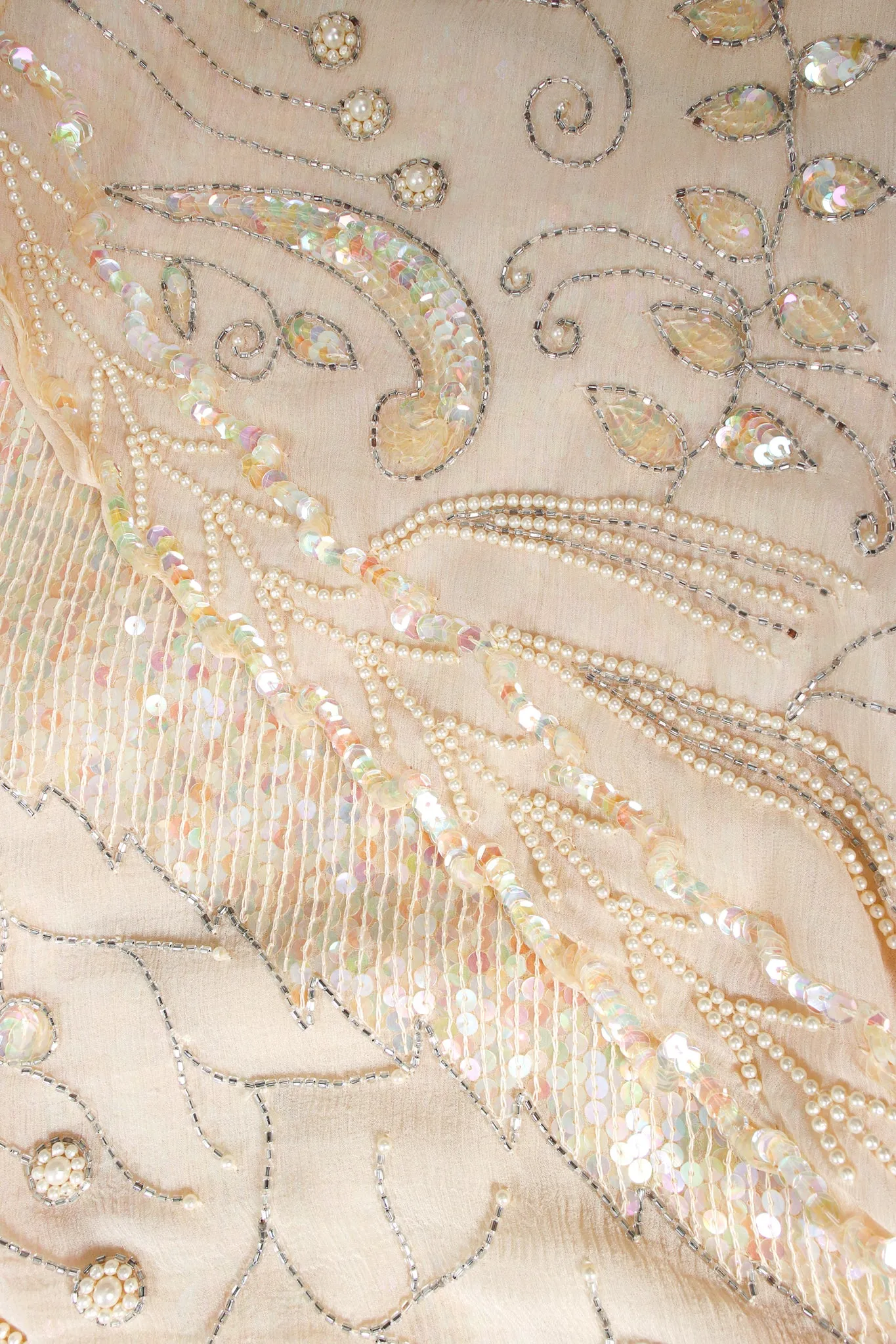 Deco Beaded Shift Slip Dress