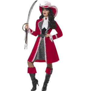 Deluxe Authentic Lady Captain Costume