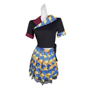 Demon Slayer Tomioka Giyuu Cosplay Costume JK Maid Dress Outfits Halloween Carnival Suit