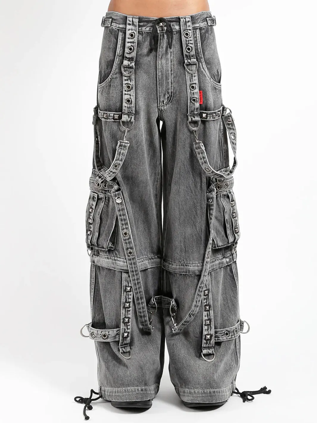 DENIM POWER STREET PANT - BLACK FOG WASH