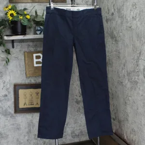 Dickies Womens 774 Original Fit Work Pants 1678fe8f7c3736 Navy Blue 8 Tall
