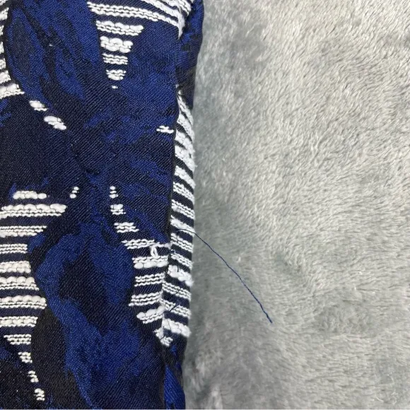 Differentes Blue Floral Maxi Dress 4XL Sleeveless Full Skirt Keyhole Cutout Long