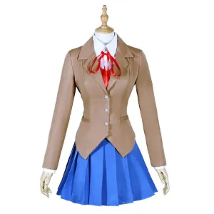 DokiDoki Literature Club Monika Cosplay Costume Outfits Halloween Carnival Suit