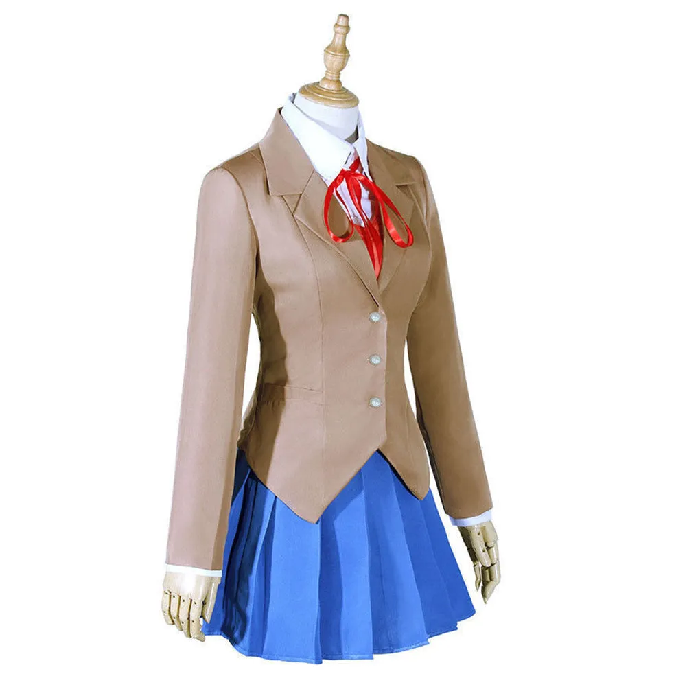 DokiDoki Literature Club Monika Cosplay Costume Outfits Halloween Carnival Suit