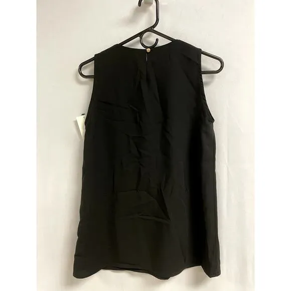 EDWARD ACHOUR PARIS Women's Pockets Mini Vest Dress Black Small Sleeveless
