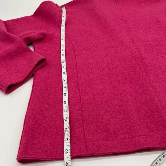 Eileen Fisher Woman Pink Wool Blend Shawl Collar Jacket – Size 16/XXL