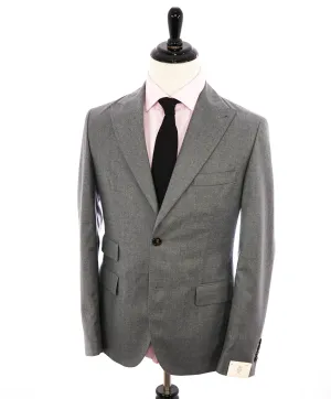 ELEVENTY - Gray Flannel Pure Wool PEAK LAPEL Suit - 40 US (50EU)