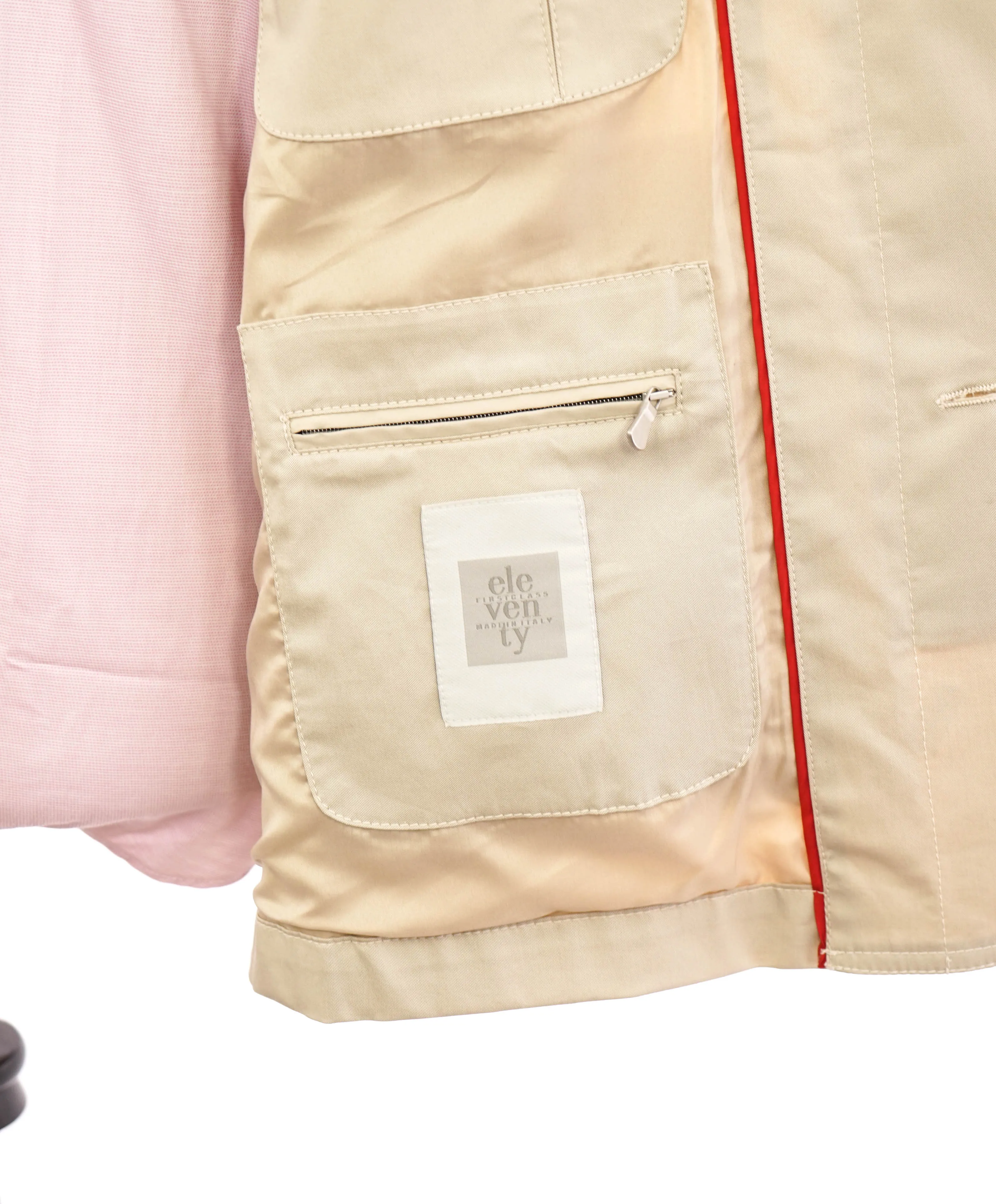 ELEVENTY - Single-Breasted COTTON Safari Cargo Suit - 40R